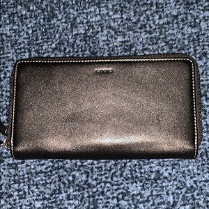 Lodis double zip around wallet